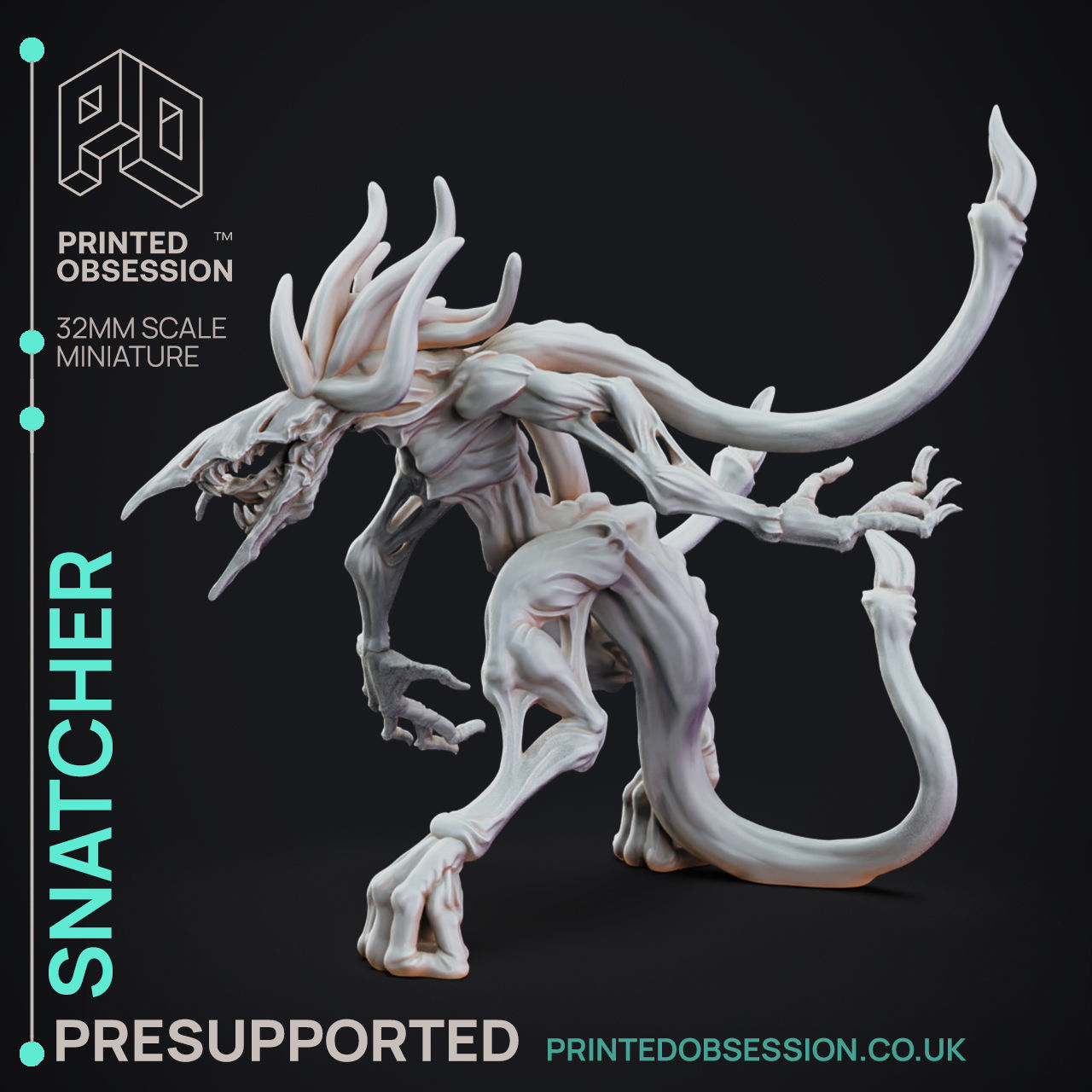 Snatcher - 3D Printable TTRPG - PRESUPPORTED - 32mm Scale 3D print model_1