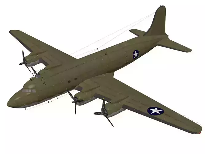 Douglas C-54 Skymaster 3D model