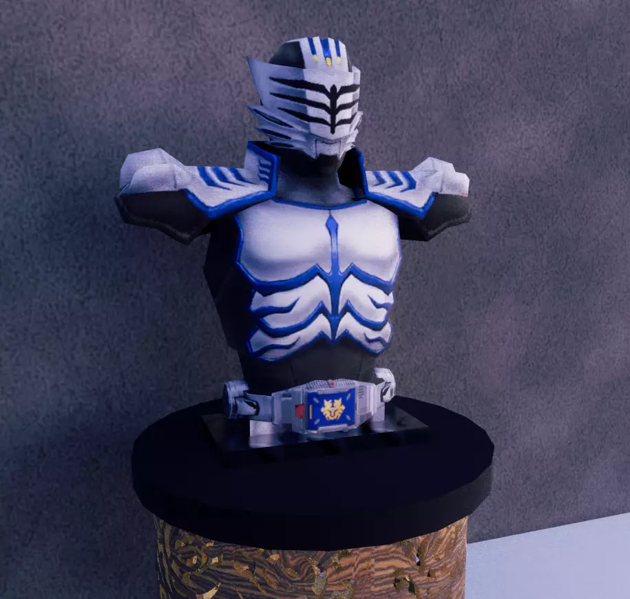 KAMEN RIDER RYUKI TIGER 3D model