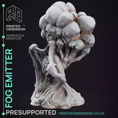 Fog Emitter - 3D Printable TTRPG - PRESUPPORTED - 32mm Scale 3D print model