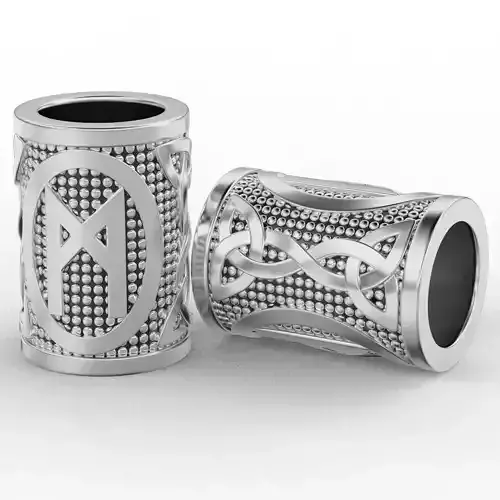 Rune Charm Mannaz 3D print model