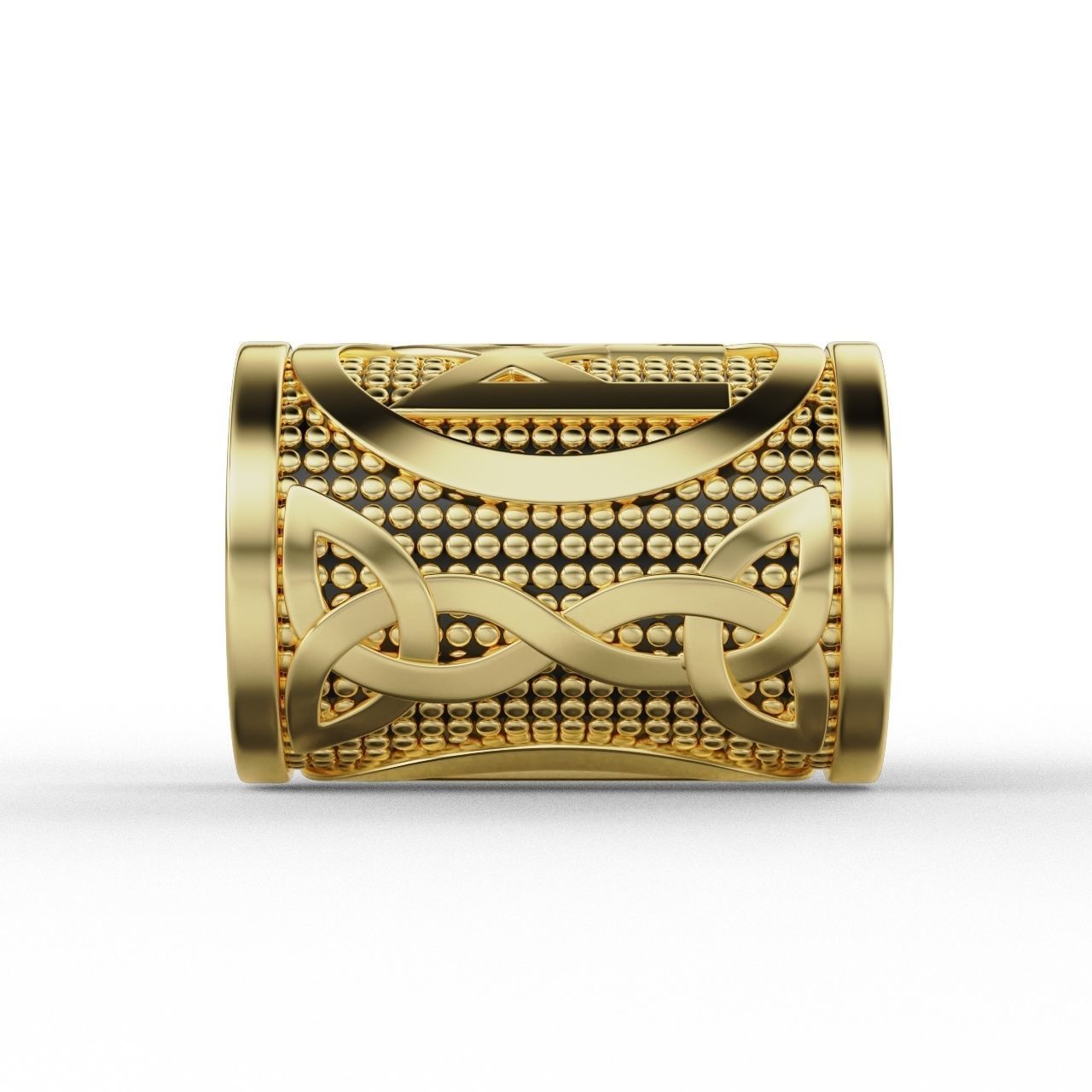 Rune Charm Mannaz 3D print model_9