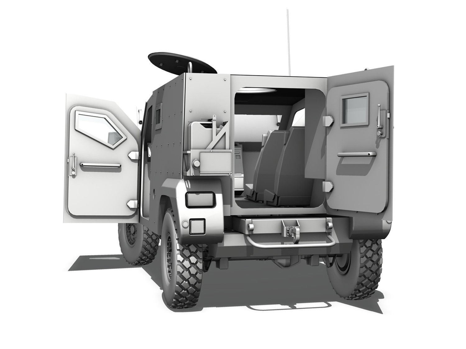 Auverland Panhard PVP - Army 3D model_6