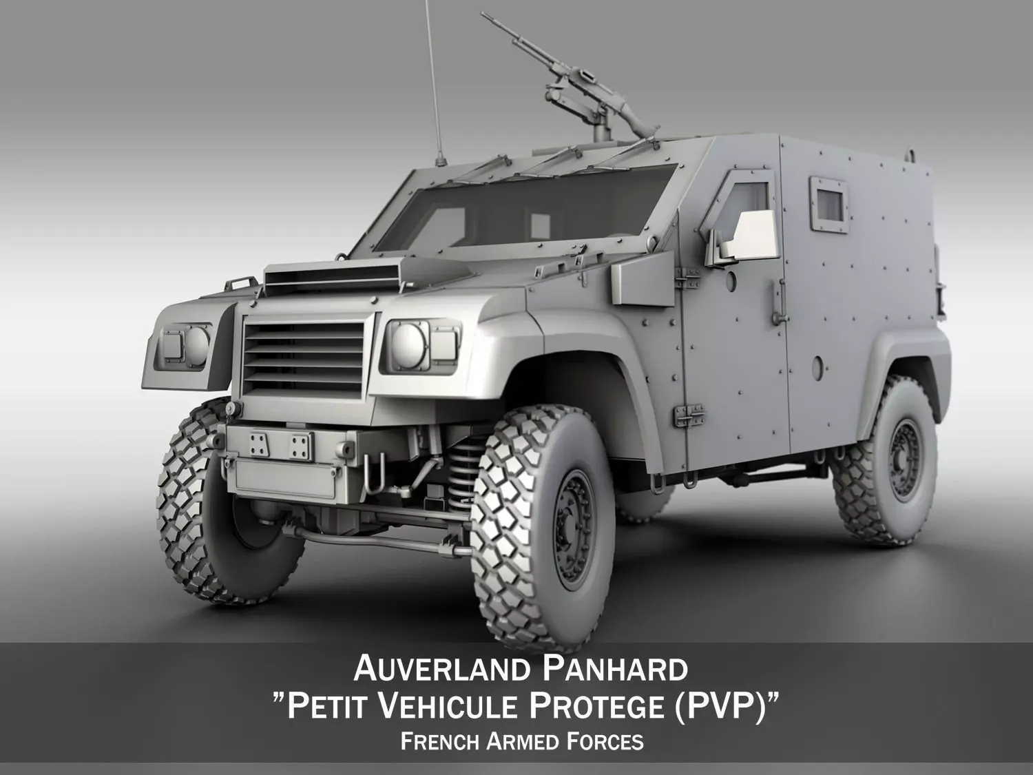 Auverland Panhard PVP - Army 3D model_0