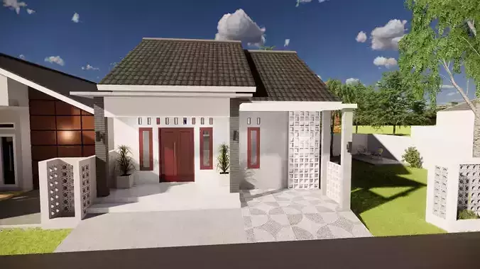 1 Floor Minimalist Modern House Design Full Interior