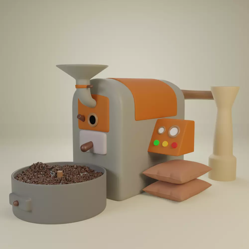 Coffee Roaster Machines 3D model