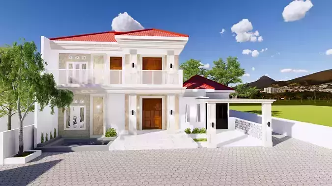 2 Floor House Design Full Interior 