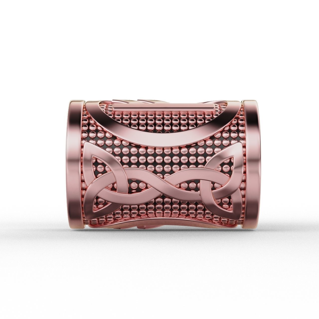 Rune Charm Fehu 3D print model_10