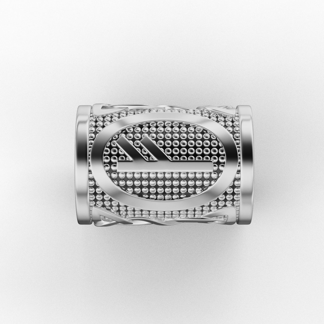 Rune Charm Fehu 3D print model_6