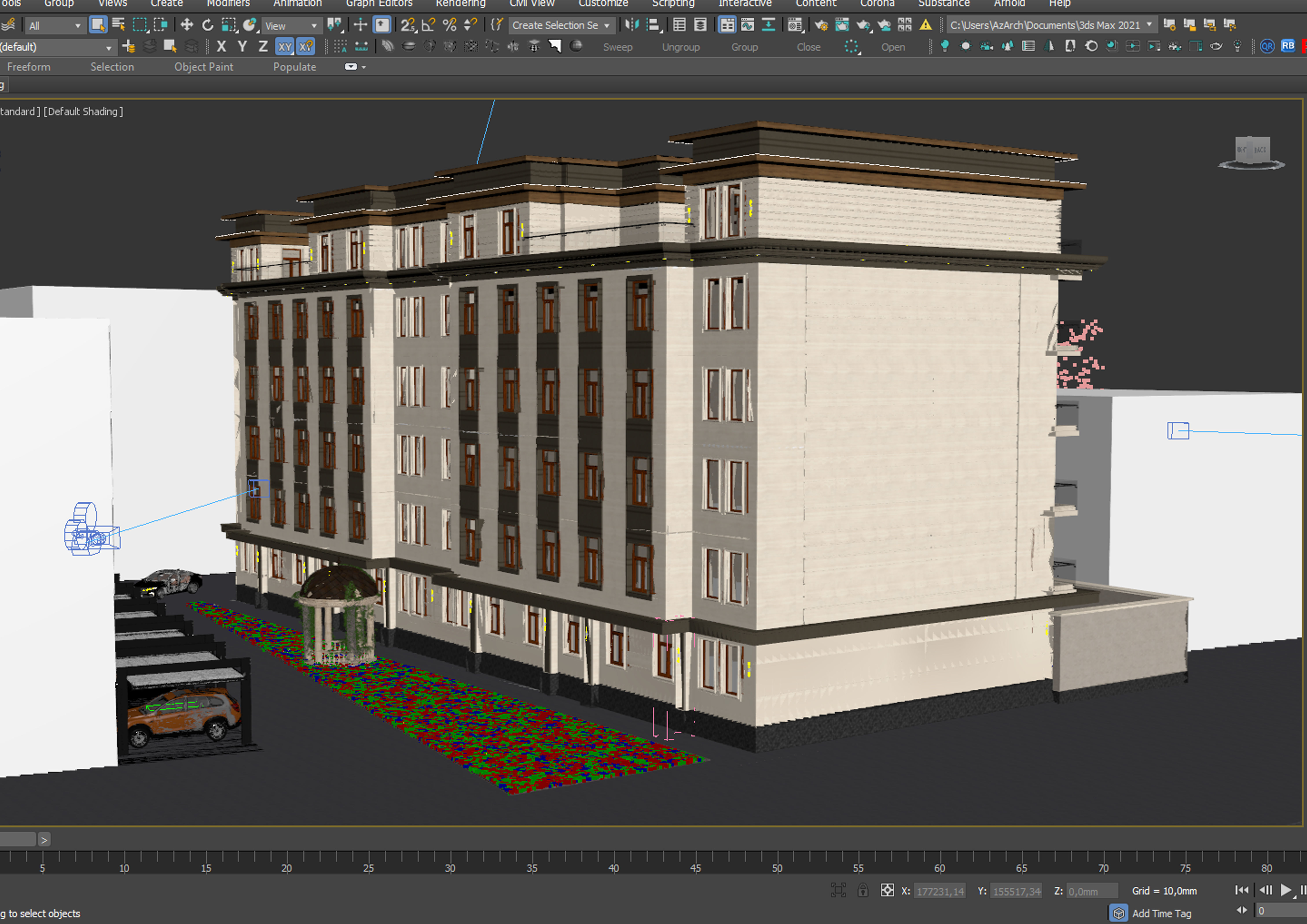 Classic building exterior 3D model_10