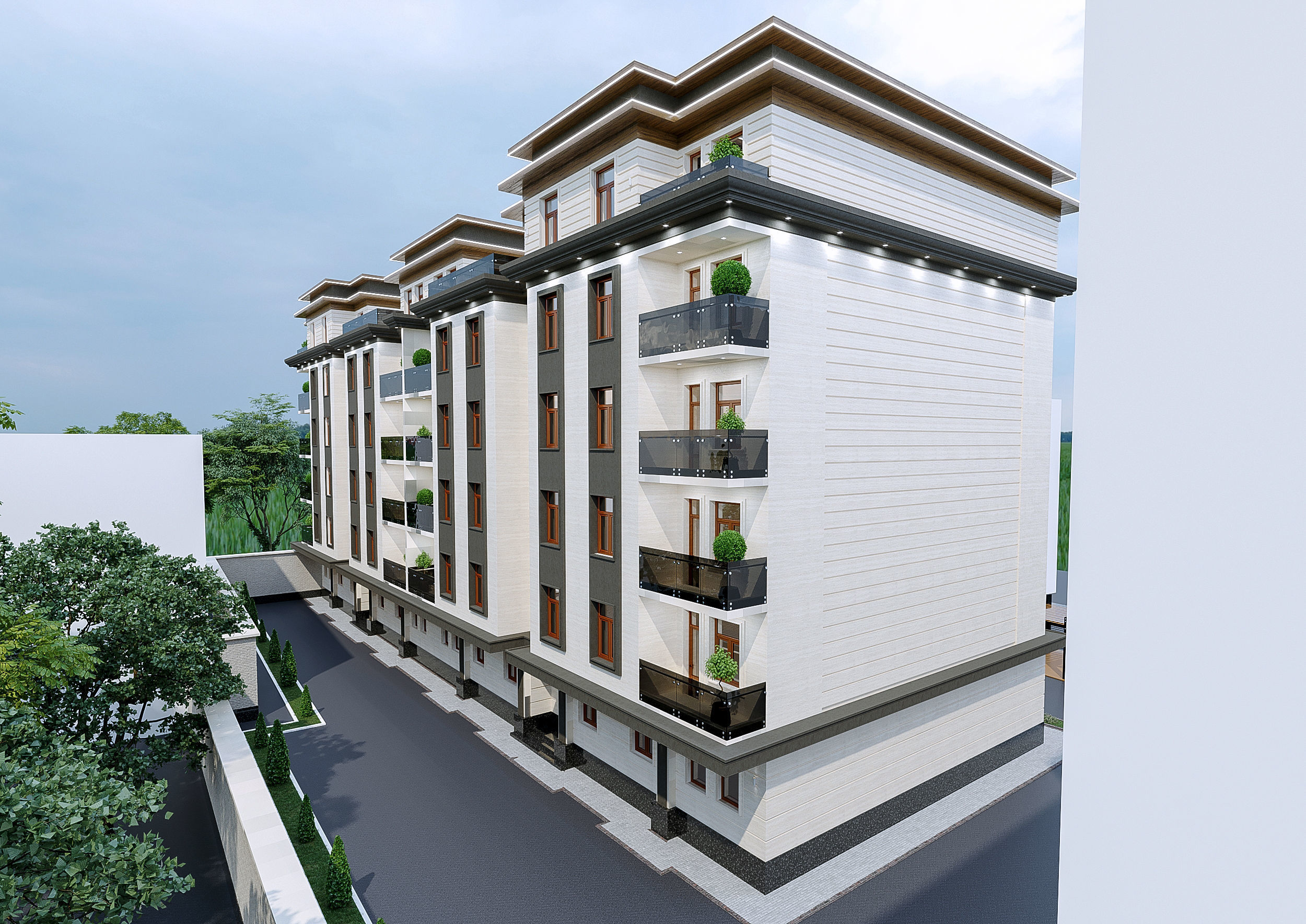 Classic building exterior 3D model_4