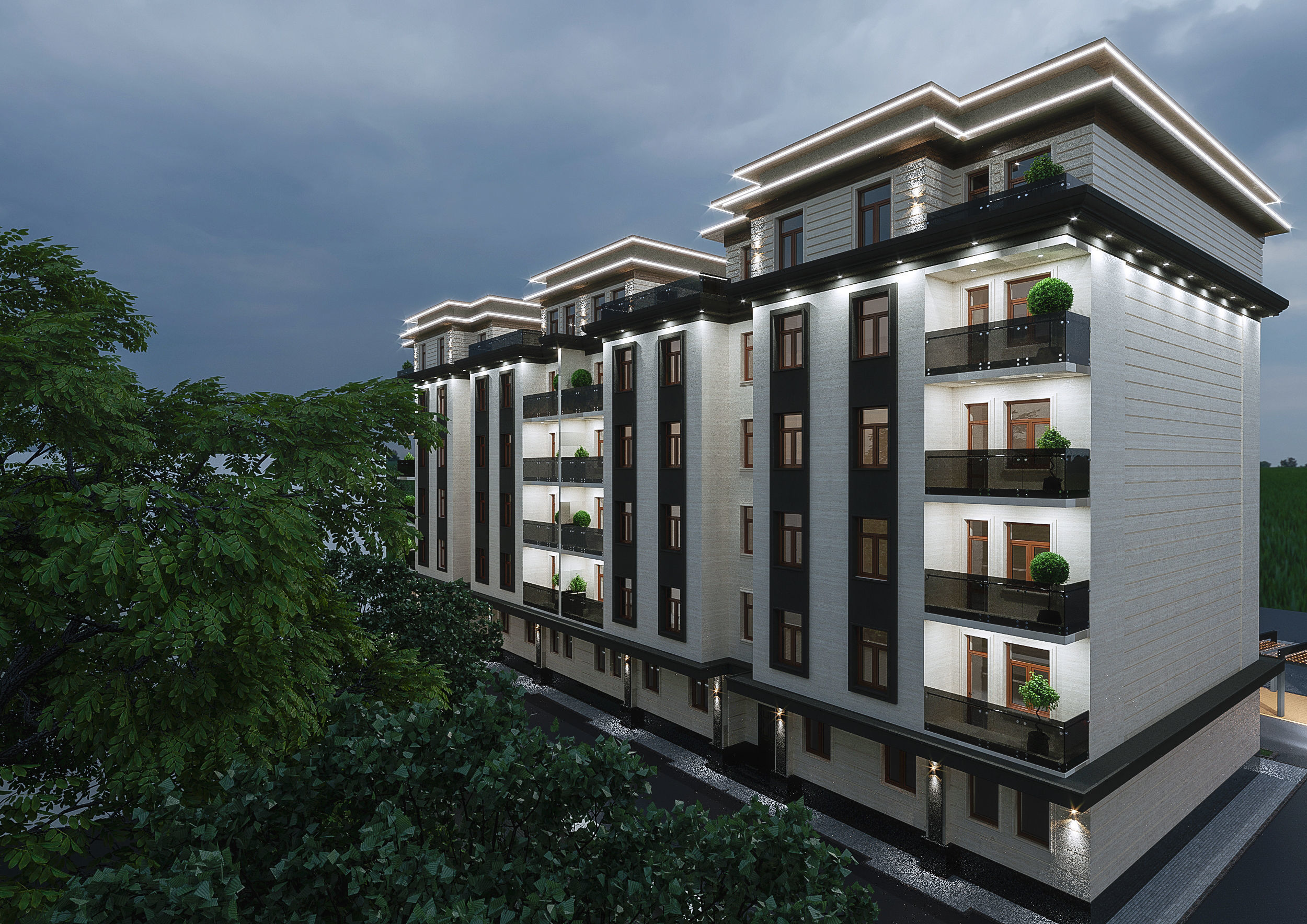 Classic building exterior 3D model_9