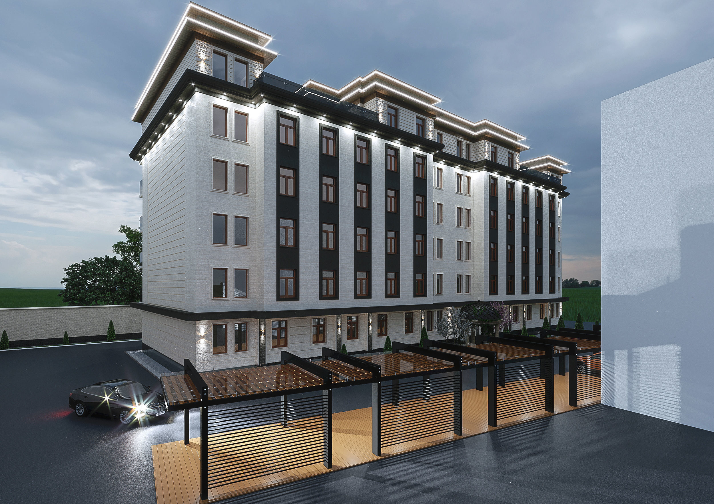 Classic building exterior 3D model_5