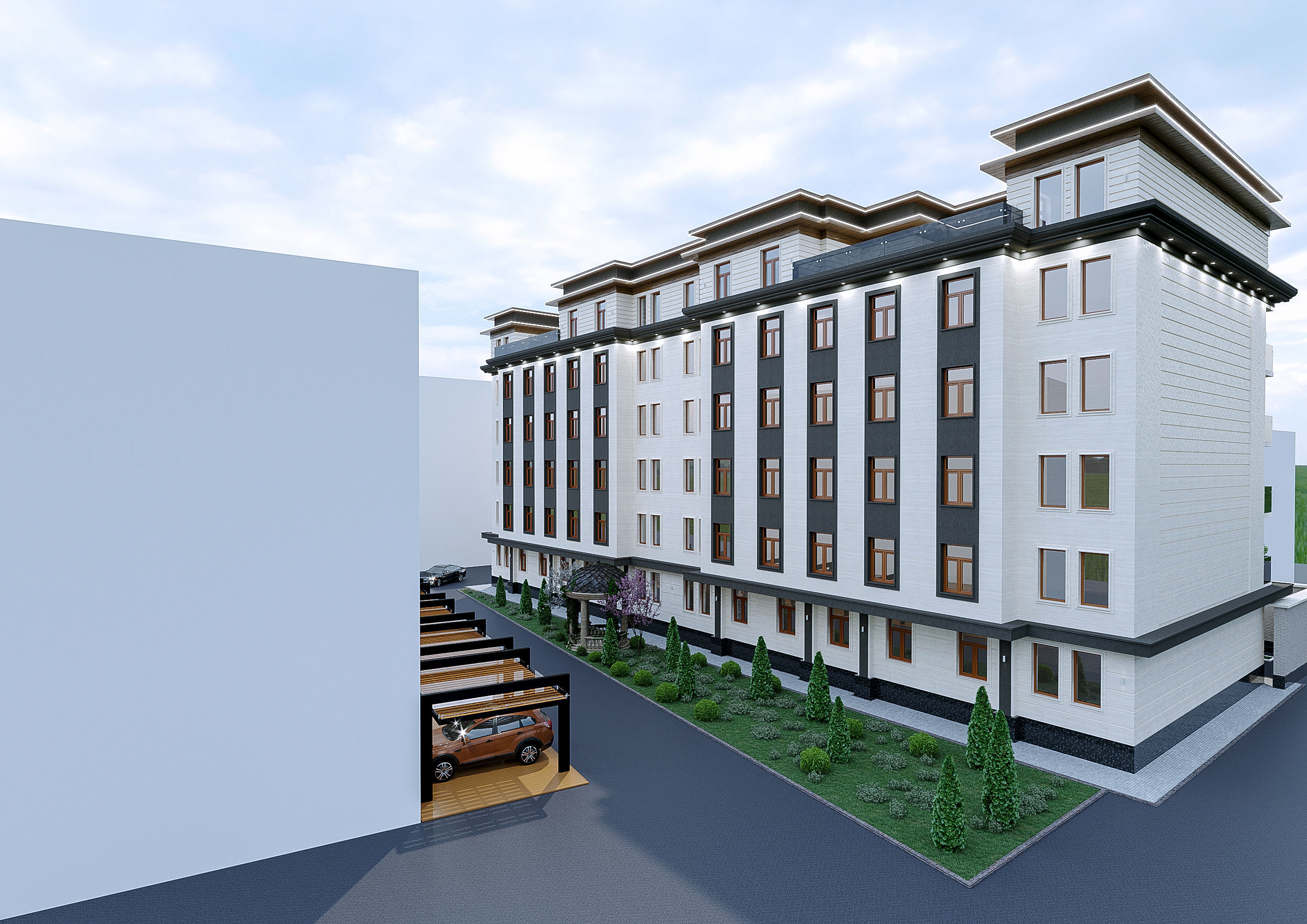 Classic building exterior 3D model_3