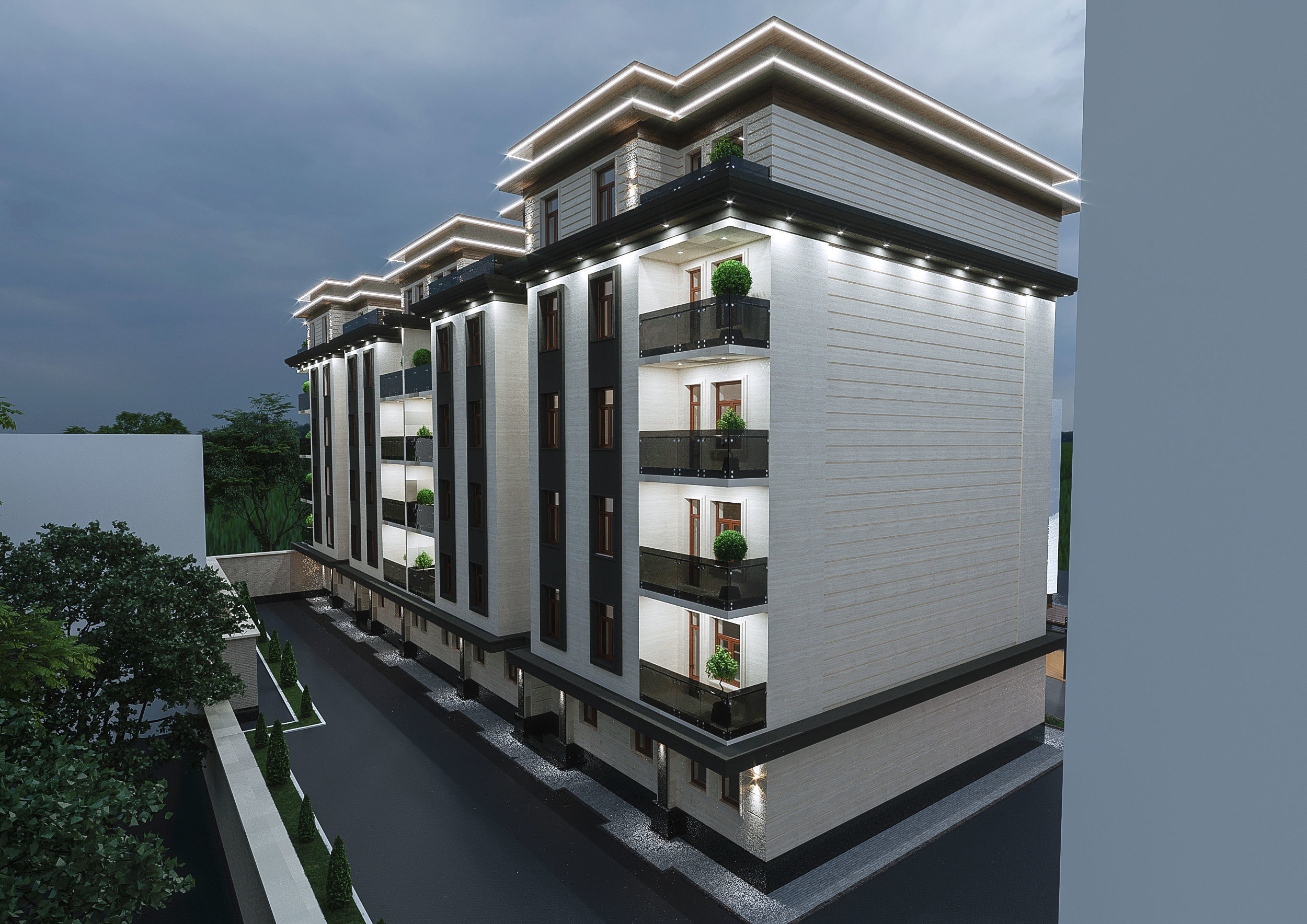 Classic building exterior 3D model_6