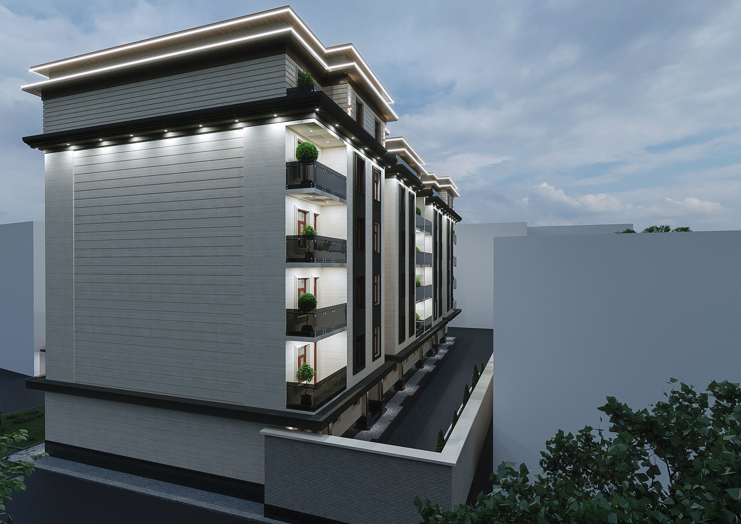 Classic building exterior 3D model_8