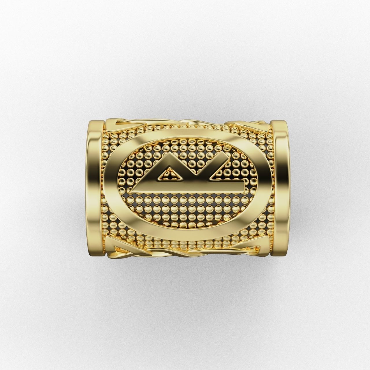 Rune Charm Raido 3D print model_8