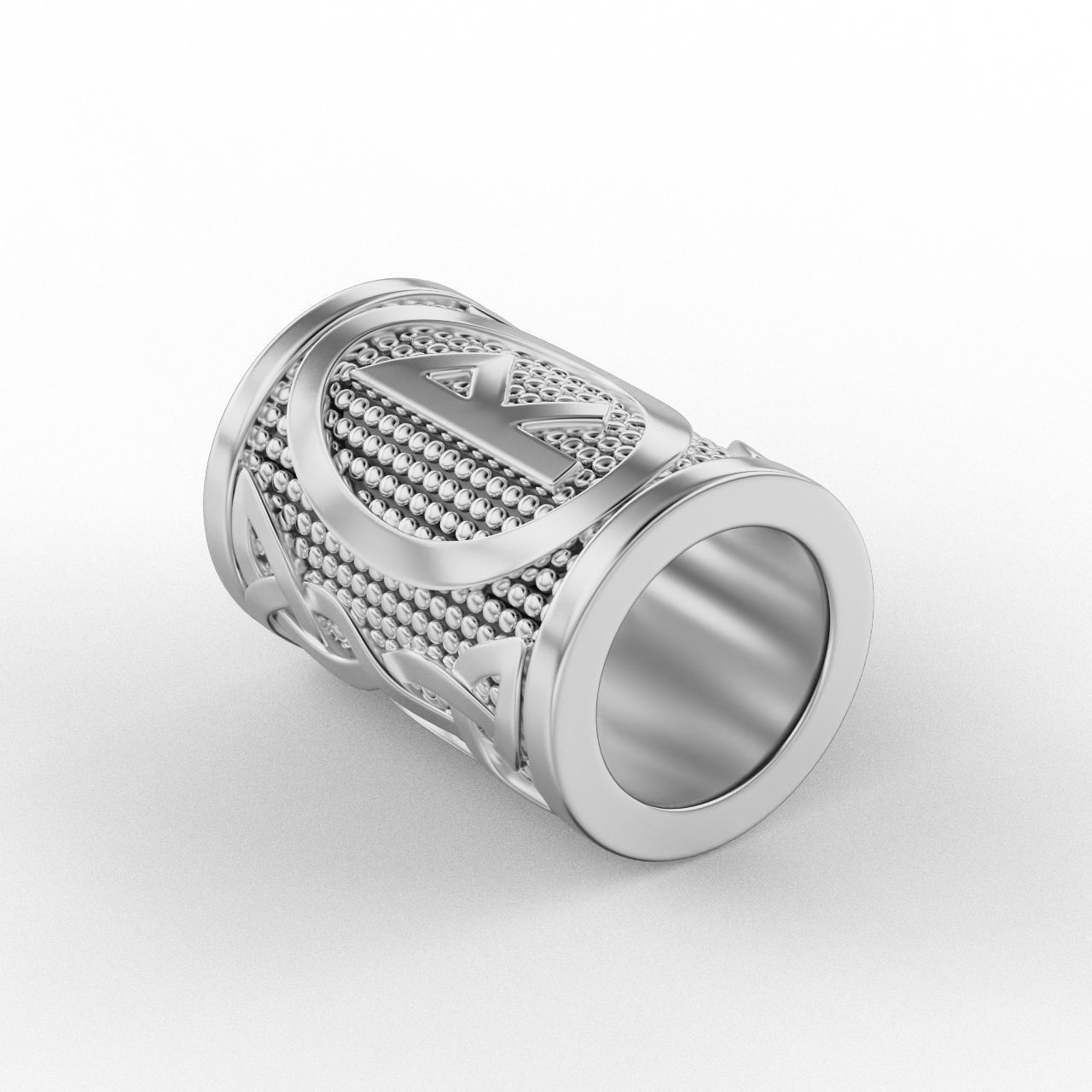 Rune Charm Raido 3D print model_5