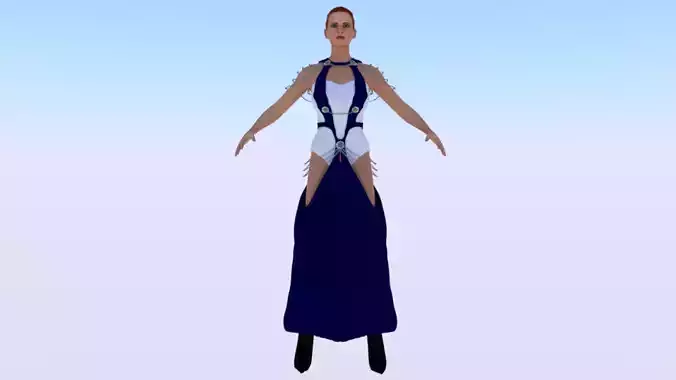 Woman in a Dress 046