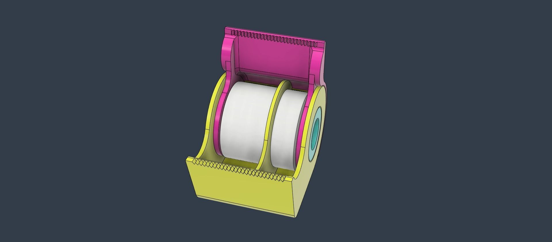 BOX FOR MICROPORE TAPE 3D print model_12
