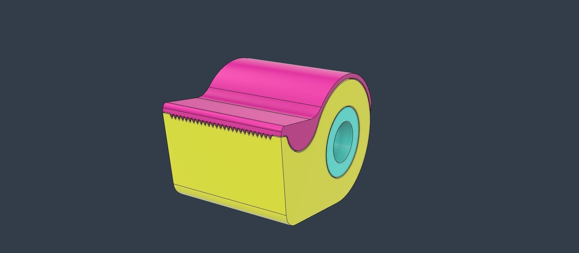 BOX FOR MICROPORE TAPE 3D print model_7