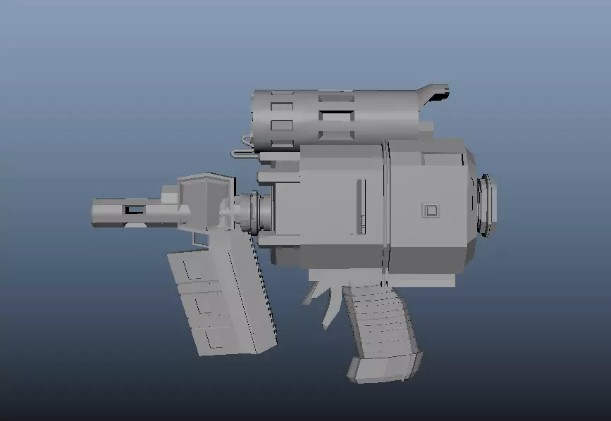 Nail Gun  3D model_0