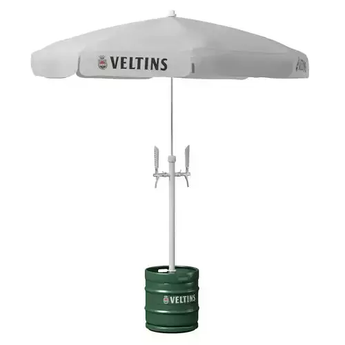 VELTINS umbrella with beer tap
