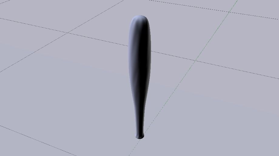 Quidditch Bat Low-poly 3D model_16