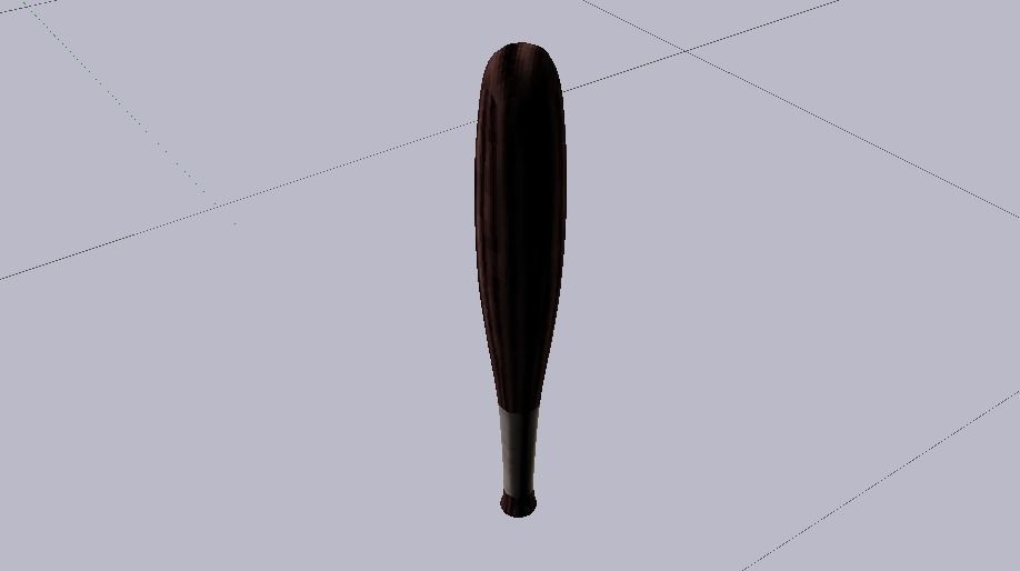 Quidditch Bat Low-poly 3D model_12