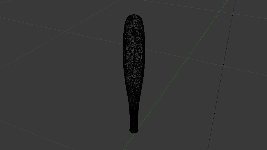 Quidditch Bat Low-poly 3D model_21