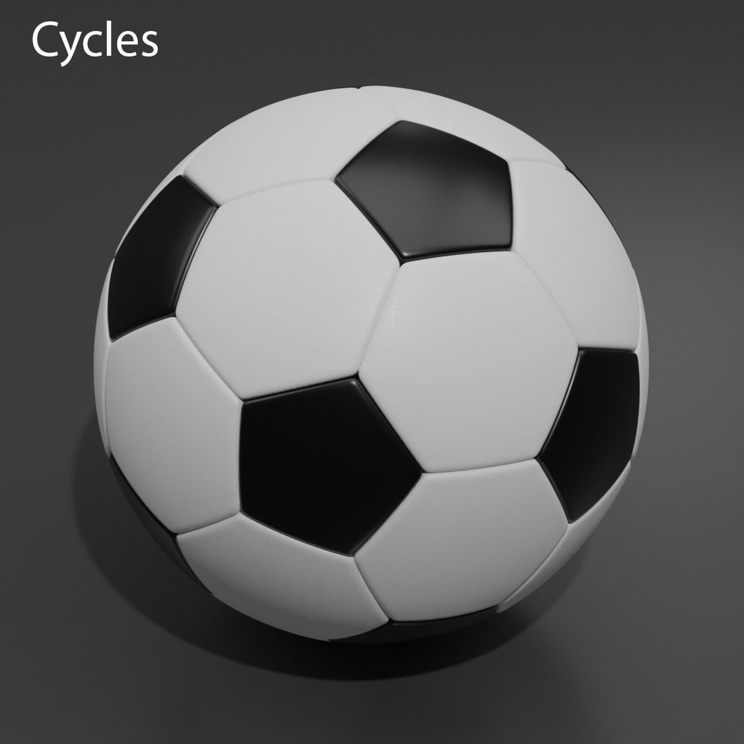 Soccer Ball 3D model_1