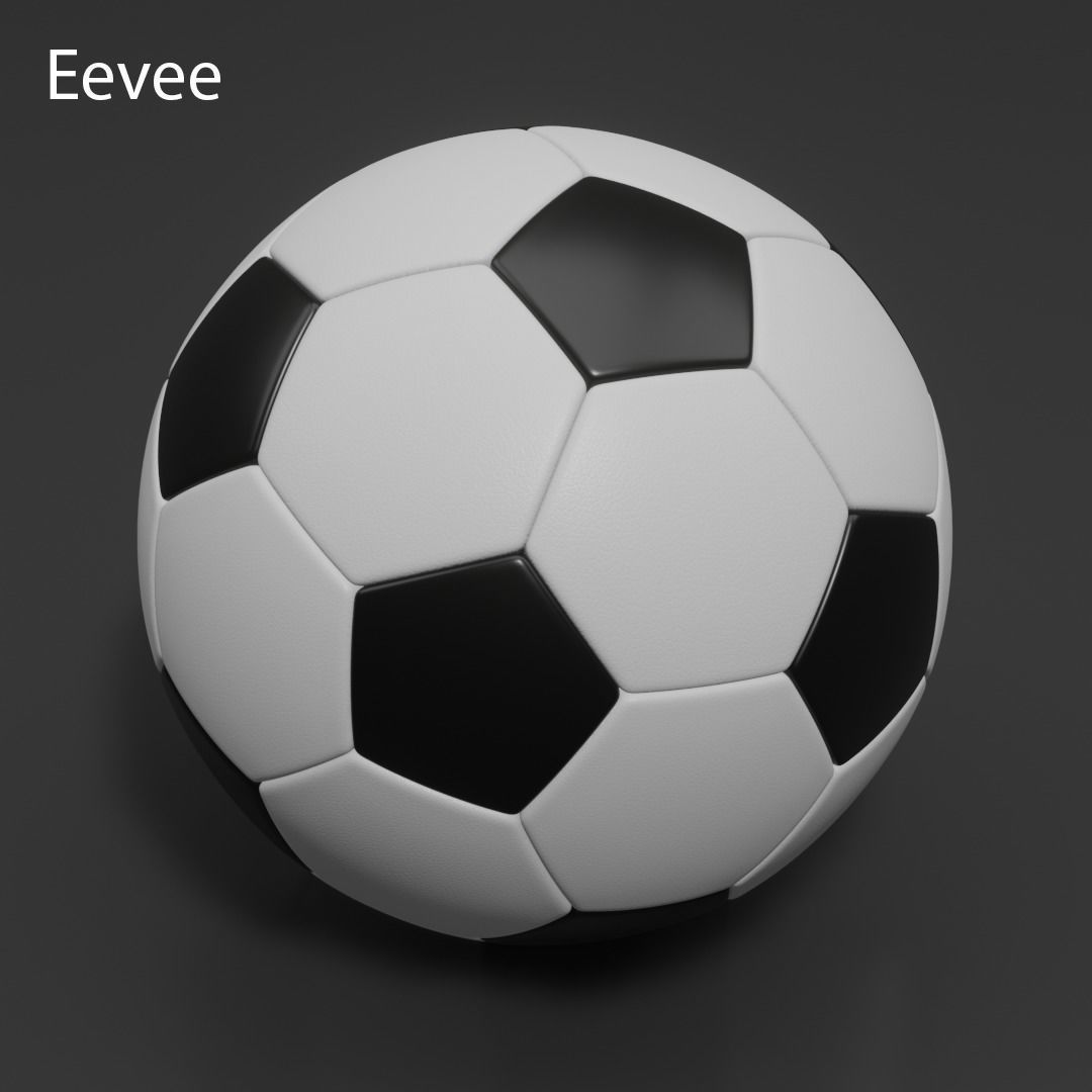 Soccer Ball 3D model_2