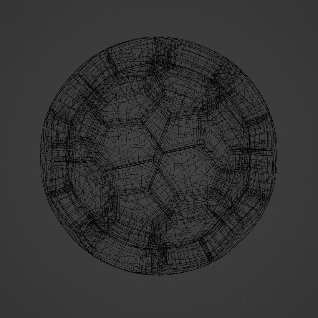 Soccer Ball 3D model_3