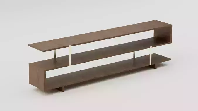 Boa Low Bookcase 3D model Boa Low Bookcase 3D model