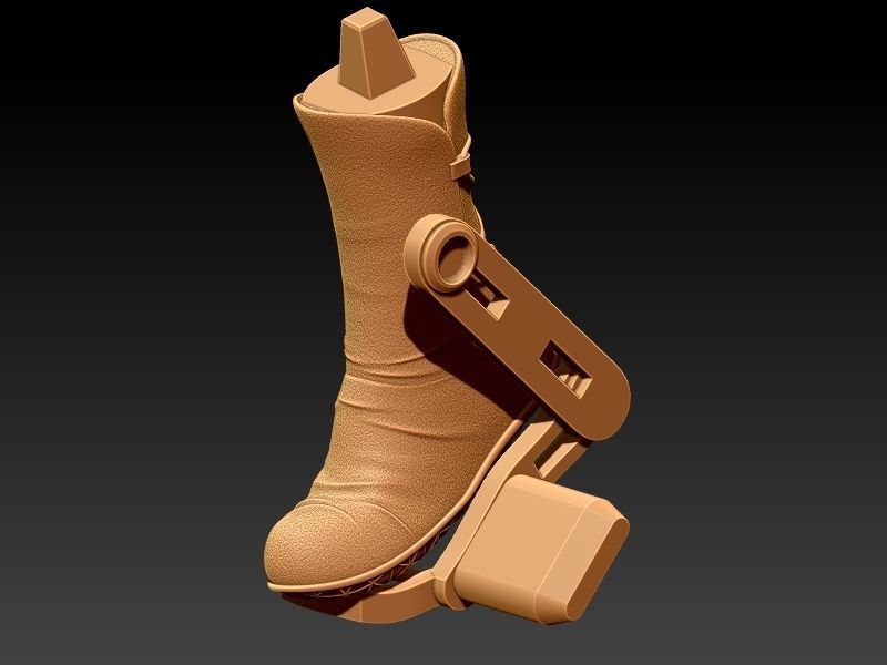 Jakku biker pin-up style 3D print model_29