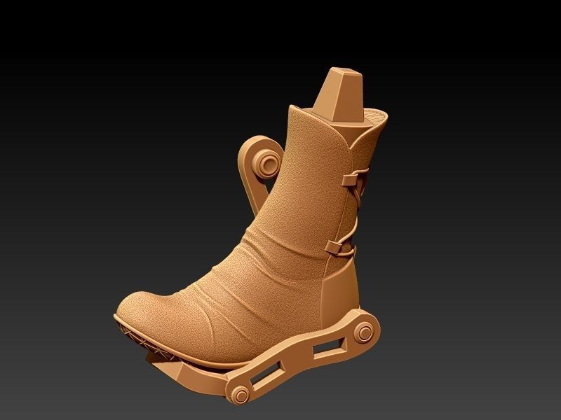 Jakku biker pin-up style 3D print model_17