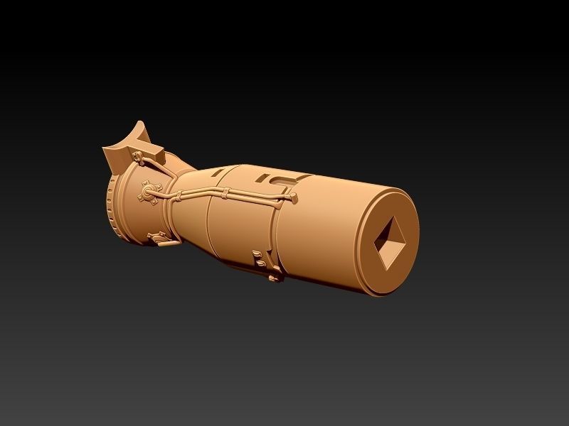 Jakku biker pin-up style 3D print model_45