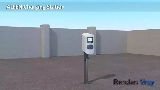 Alfen Charging Station 3D model