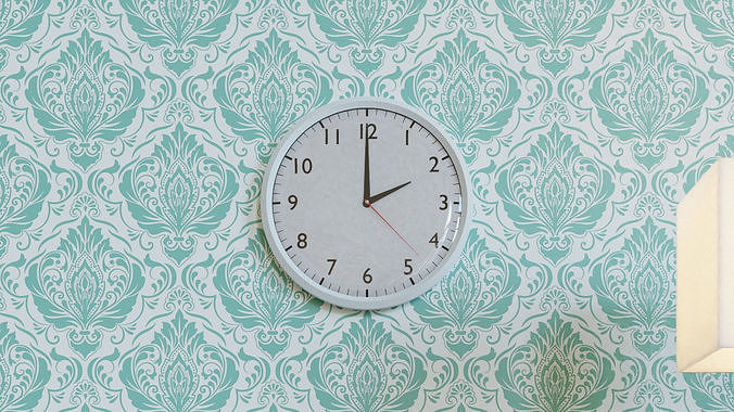 Wall Clock 3D Model 3D model