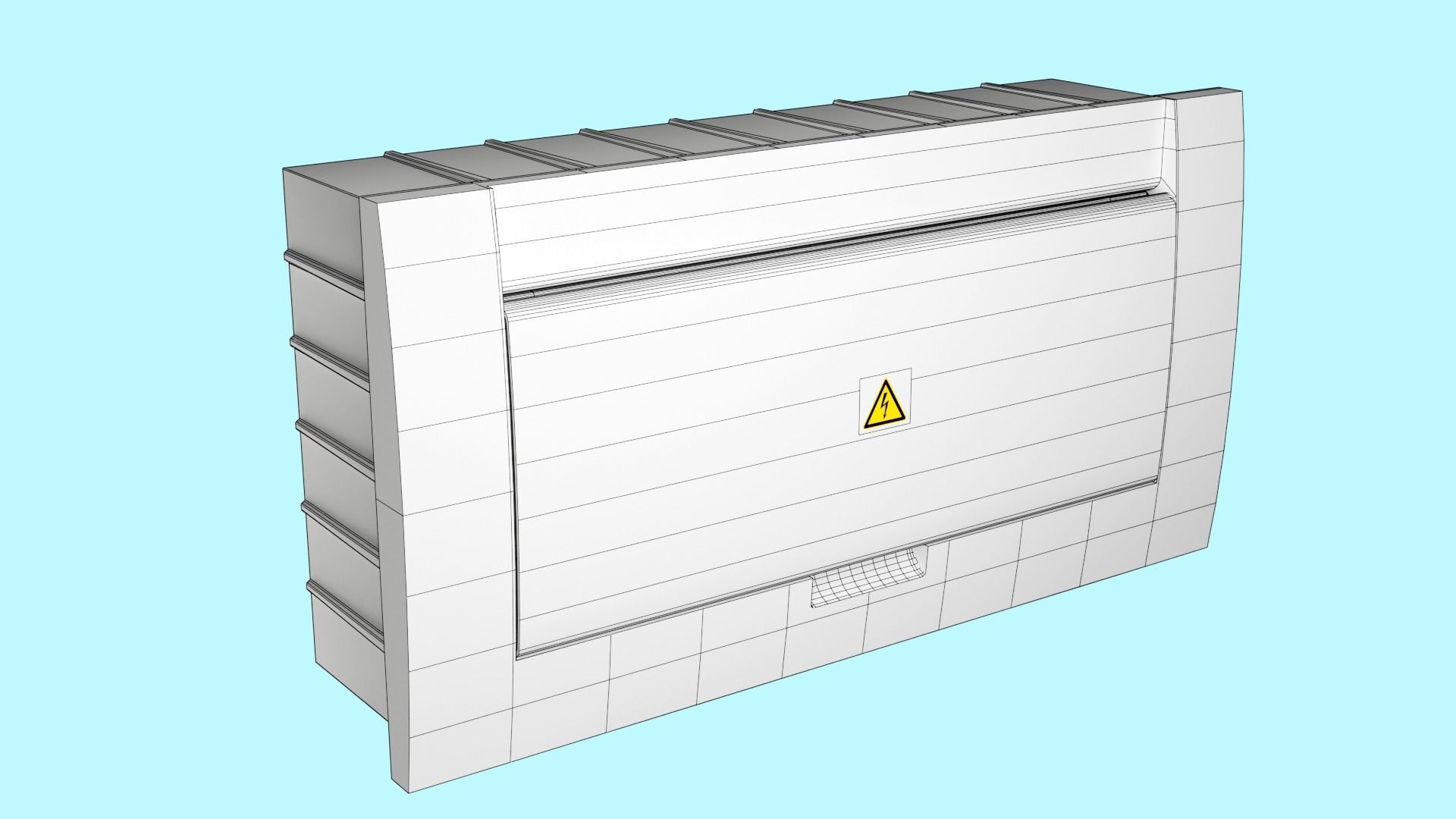 Electrical Fuse box 3D model_8
