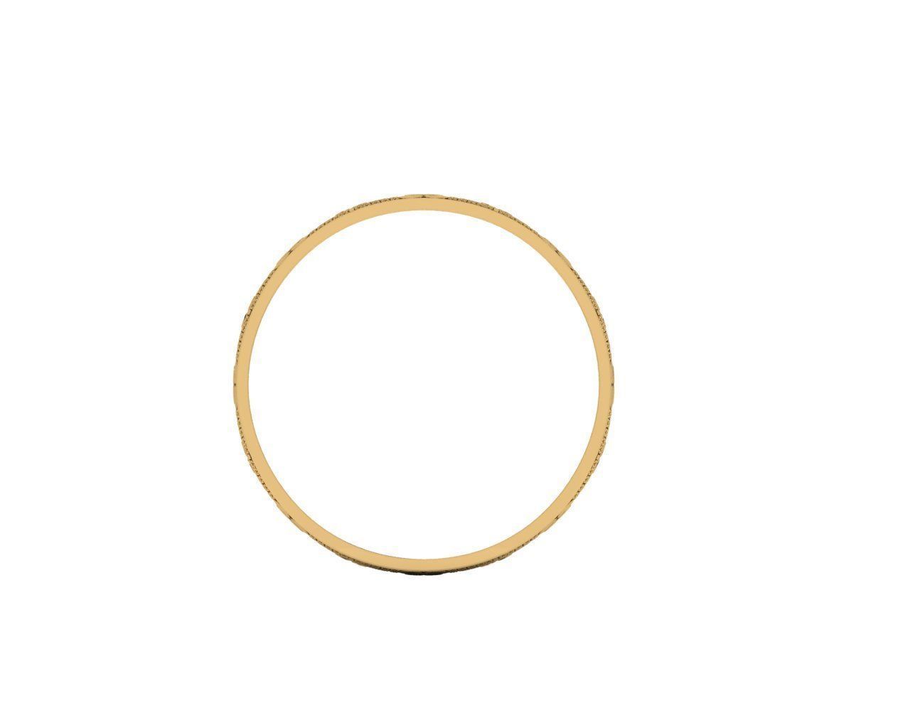 BAngle gold plated 3D print model_5