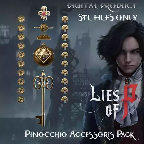 Pinocchio Accessories Cosplay Pack Lies of P 3D print model