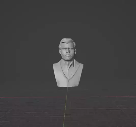 Magnus Carlsen 3D print model