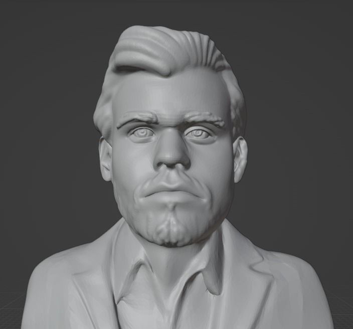 Magnus Carlsen  3D print model_4