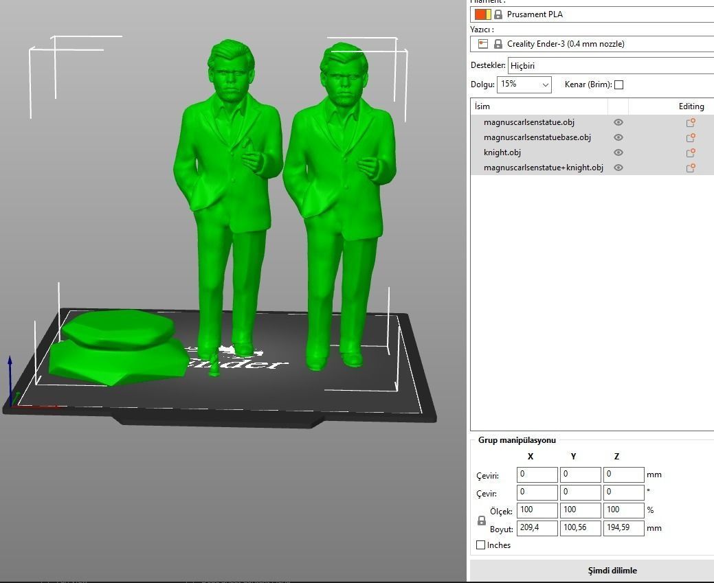 Magnus Carlsen  3D print model_17