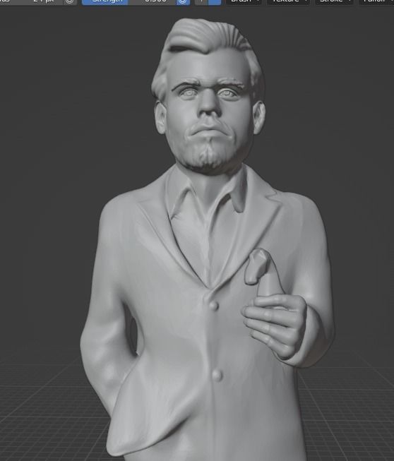 Magnus Carlsen  3D print model_1