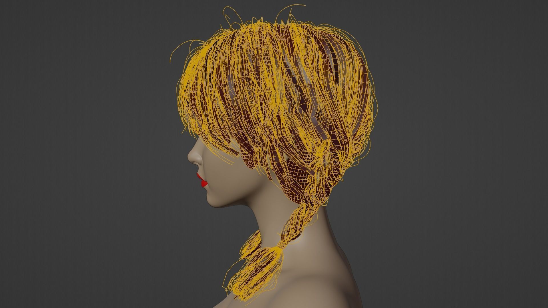 Blonde Chick - Tactical Undercover Agent Soldier Suit -Rigged - Low-poly 3D model_48