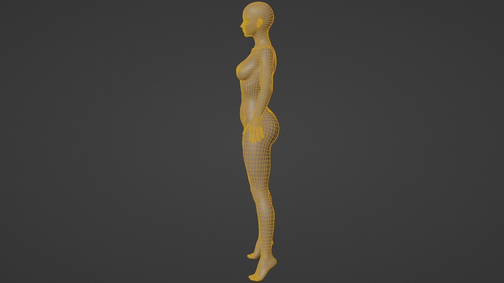 Blonde Chick - Tactical Undercover Agent Soldier Suit -Rigged - Low-poly 3D model_54