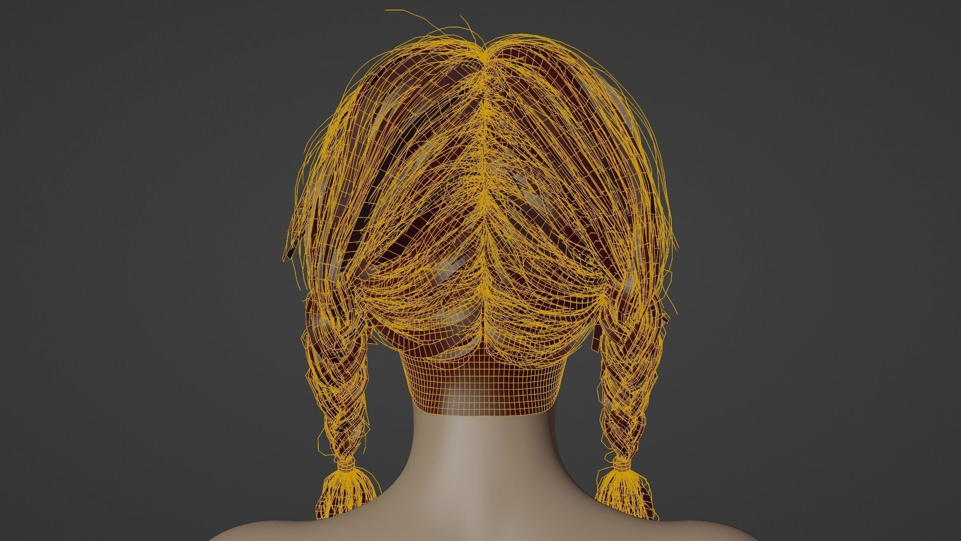 Blonde Chick - Tactical Undercover Agent Soldier Suit -Rigged - Low-poly 3D model_49