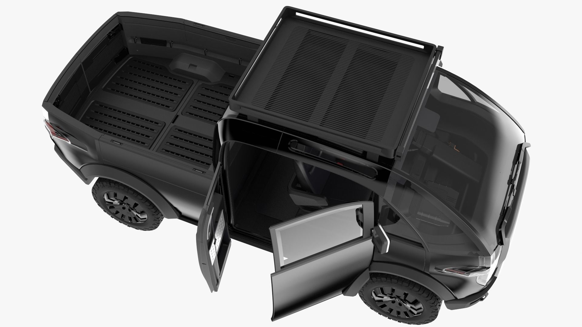 Canoo Pickup Truck  3D model_5